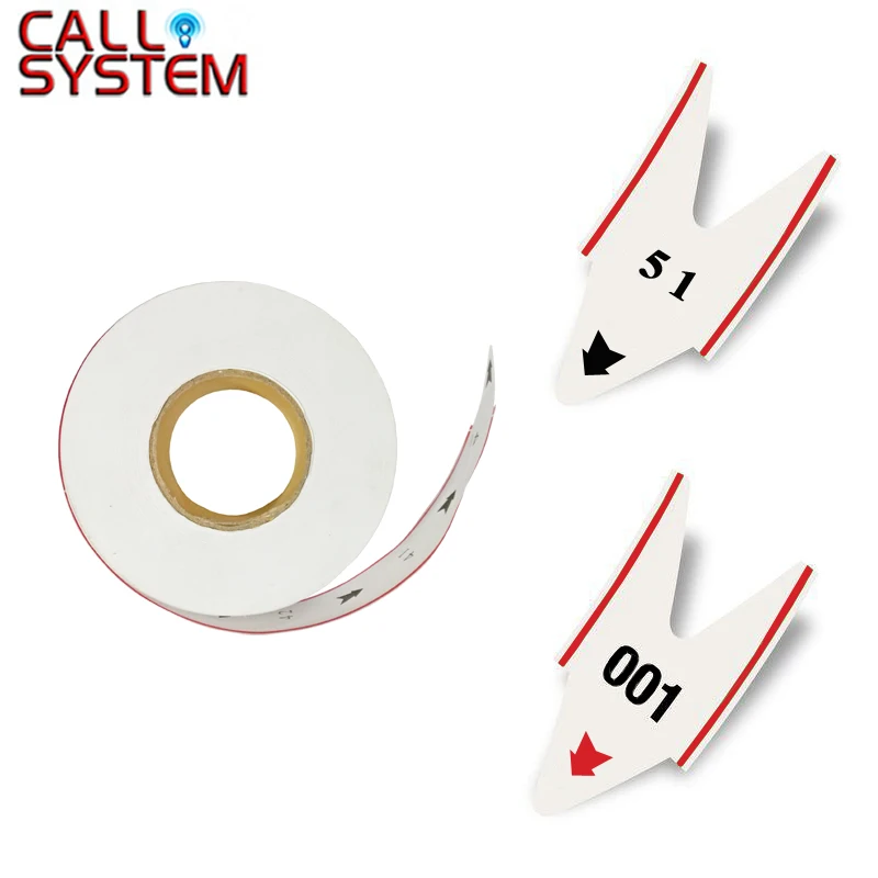 5 рулонов бумаги для контроля очереди|Пейджеры| |