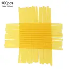 100 шт.лот 7 мм x 200 мм Желтый Прочный вискозный термоплавкий пистолет Клеевые стержни экологически чистые инструменты для термоклеевого пистолета