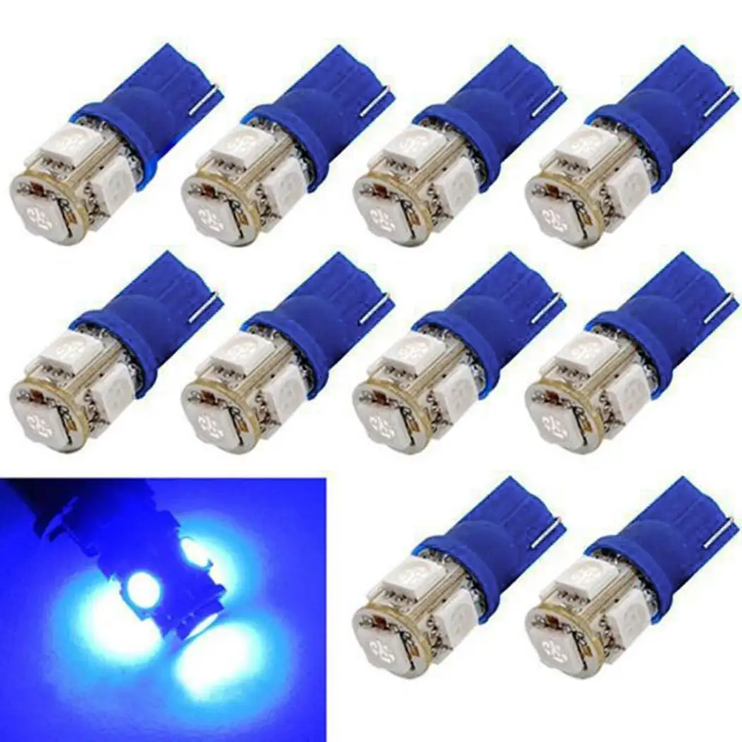 Функциональный прочный 5SMD светодиодный свет автомобиля номерной знак T10 белый