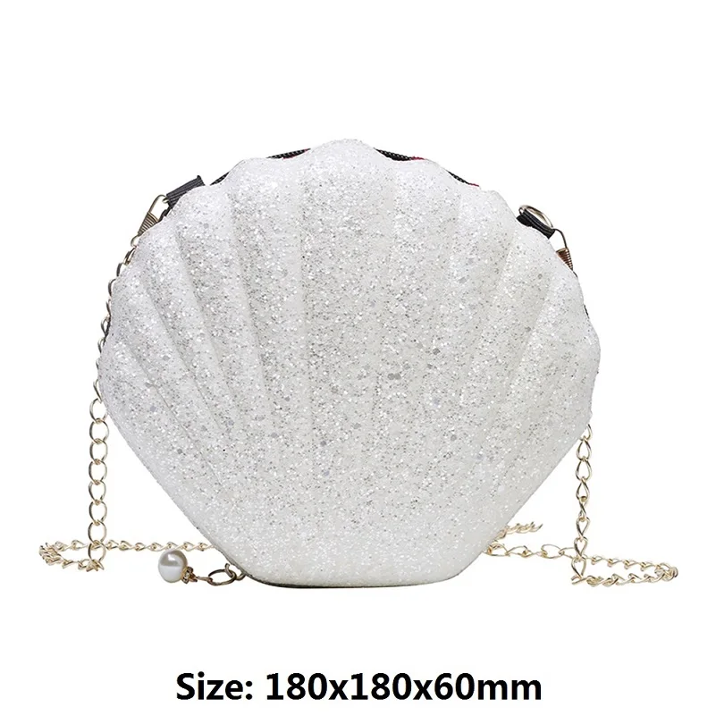 Type B PU White Женские сумки на плечо с цепочкой, одноцветные, новинка, маленькие сумки через плечо из ПВХ, женские сумки через плечо - Цвет: Type B PU White