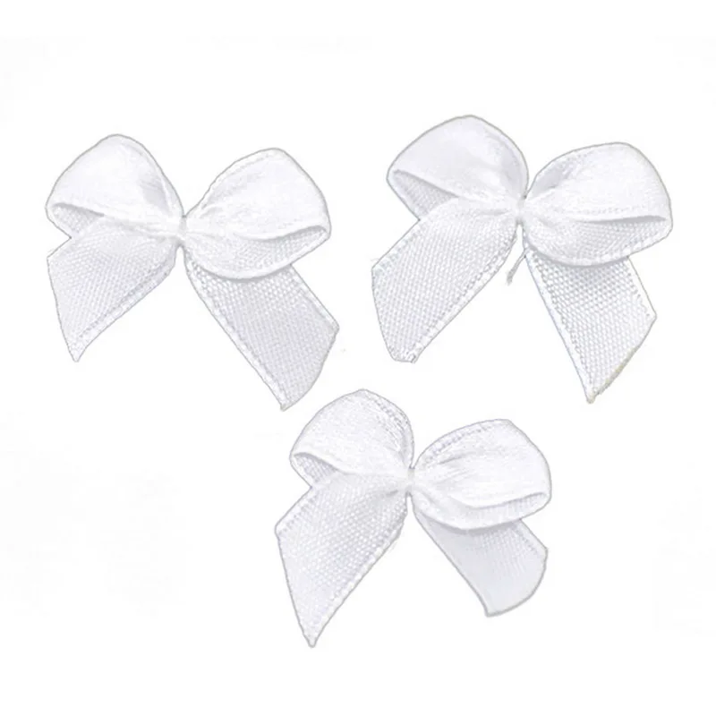 black 200pcs 200 шт/партия бант из корсажной ленты свадебное платье украшение для скрапбукинга Швейные аксессуары для волос 25x20 мм - Цвет: black 200pcs