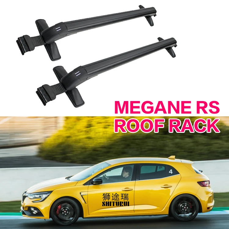 Автомобильная багажная полка перекладина багажник на крышу для RENAULT Megane хэтчбек 4 Двери Седан нагрузка 150 кг бар светодиодный