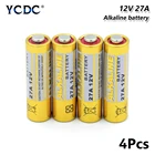 YCDC Сменное 12В щелочные Батарея 27A MN27 E27A L828 E27 VR27 CA22 батареи для будильников калькуляторы Batteria