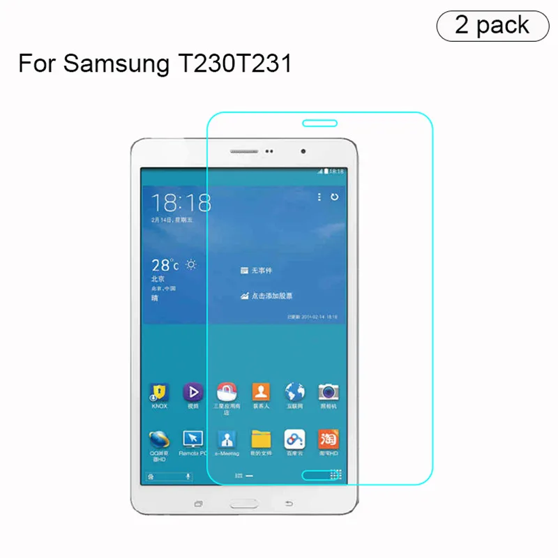 

0.3mm Tempered Screen Glass for Samsung Galaxy Tab 4 7.0 T230 T231 Screen Protector 9H Hard Anit-finger Print