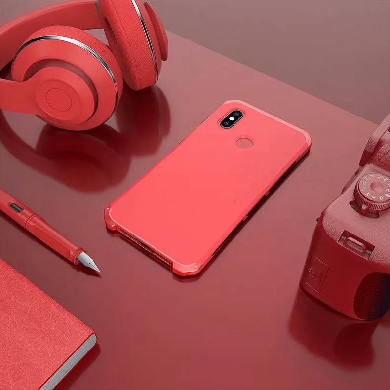 Бронированный чехол 3 в 1 для Xiaomi MI8 SE MI9 Redmi Note 5 Pro/6 Pro 7 8 9 металлический алюминиевый