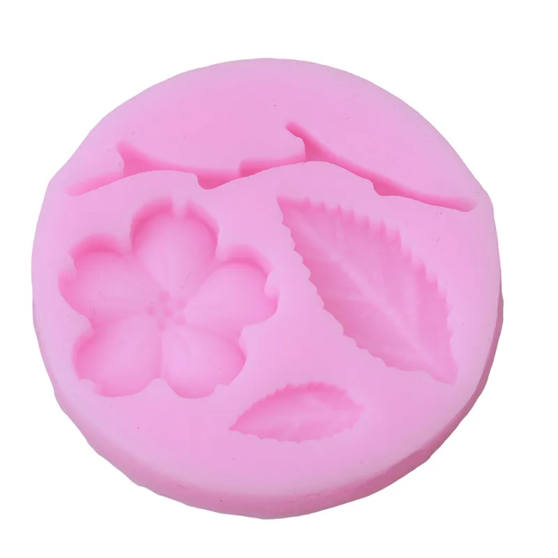 3D Rose Flower Cake Silicone Mold Fondant Cake Decorating Chocolate Candy Molds Resin Clay Soap Mould Kitchen Baking Cake Tools