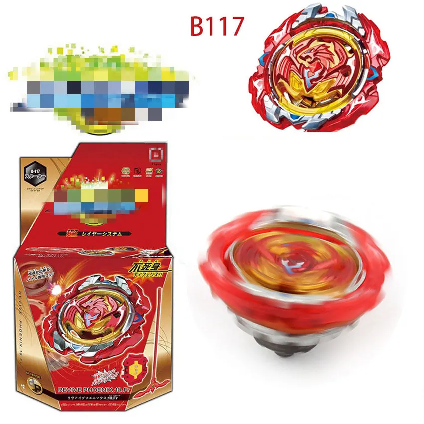 Бренд Beyblade Burst B135 B134 B142 B97 Fafnir с средство для запуска Beyblade игрушка-Лидер продаж, спинер для детей подарок на день рождения - Цвет: B117 With box