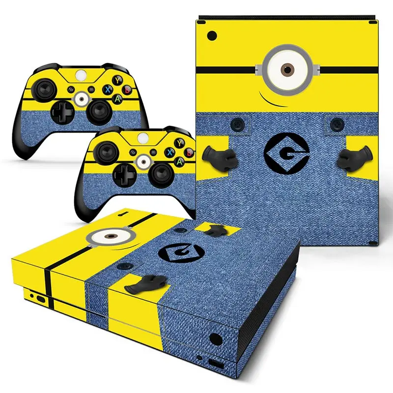 TN06-1039 GOOYIYO-для microsoft xbox ONE X наклейка геймерская консоль контроллеры виниловая наклейка DIY персональная мультяшная кожа xbox ONE X наклейка - Цвет: TN06-1039