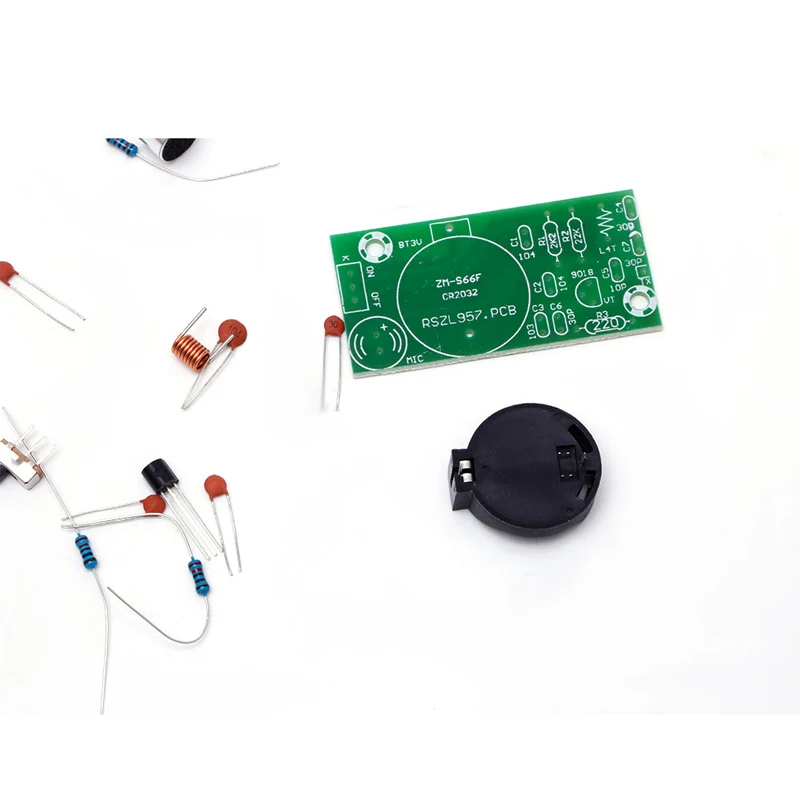 Простой DIY FM беспроводной микрофон части электронный тренировочный