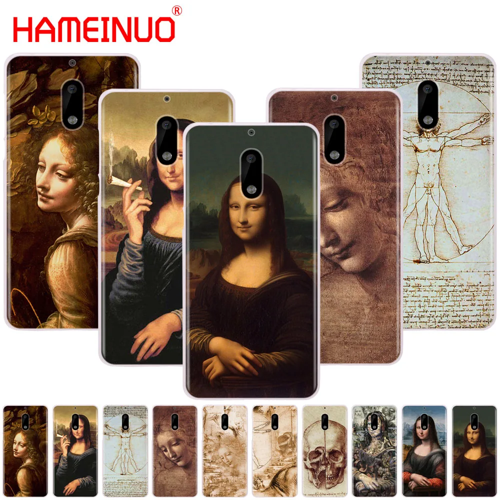 HAMEINUO Mona Lisa Леонардо да Винчи чехол для телефона Nokia 9 8 7 6 5 3 Lumia 630 640 640XL 2018|Бамперы| |