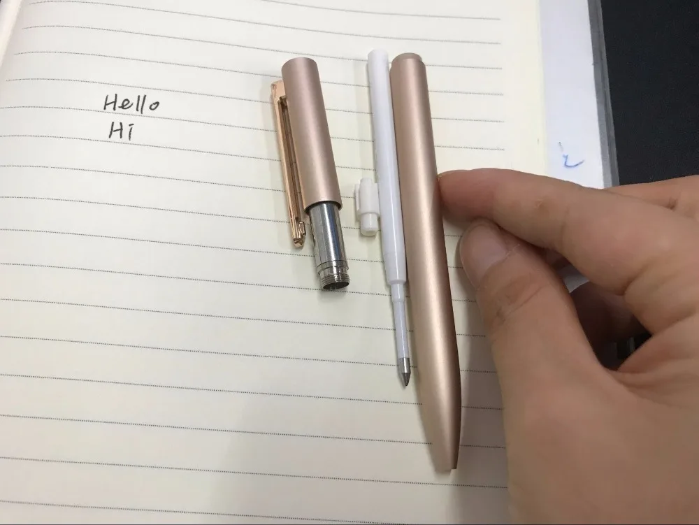 Xiao mi полностью Металлическая mi jia Sign Pen mi Pen 0,5 мм ручка для подписи PREMEC гладкая швейцарская сменная mi Kuni японская чернильная офисная ручка