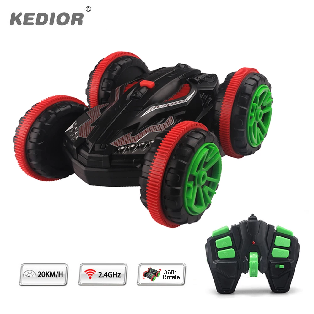 1:18 трюк rc автомобиль 360 Поворот Дистанционное управление вождение автомобиля на