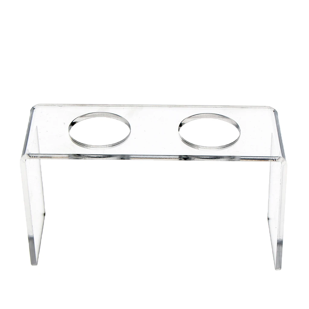 Акриловая подставка для мороженого с 2 отверстиями контейнер демонстрационные