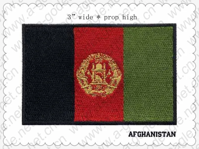 Новый флаг из страны AFGHANISTAN 100% вышитая армейская аппликация 3 &quotв ширину|patches