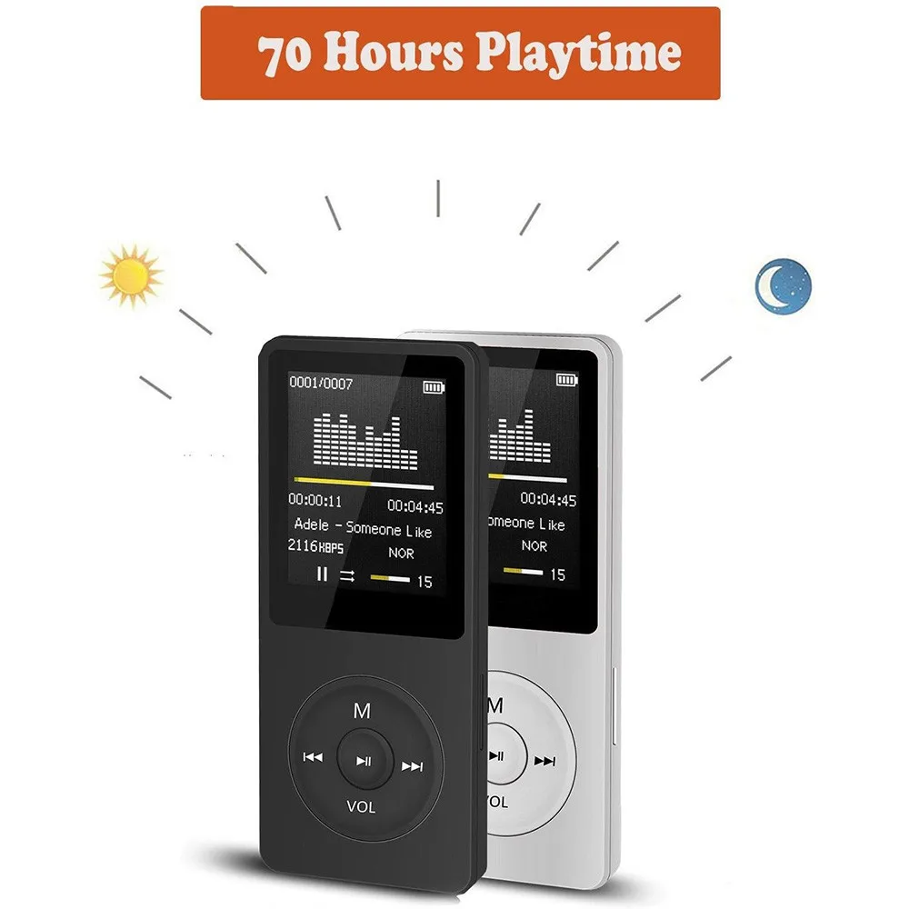 CARPRIE 2018 модный Ультра-тонкий и крутой портативный MP3-плеер с ЖК-экраном FM Радио