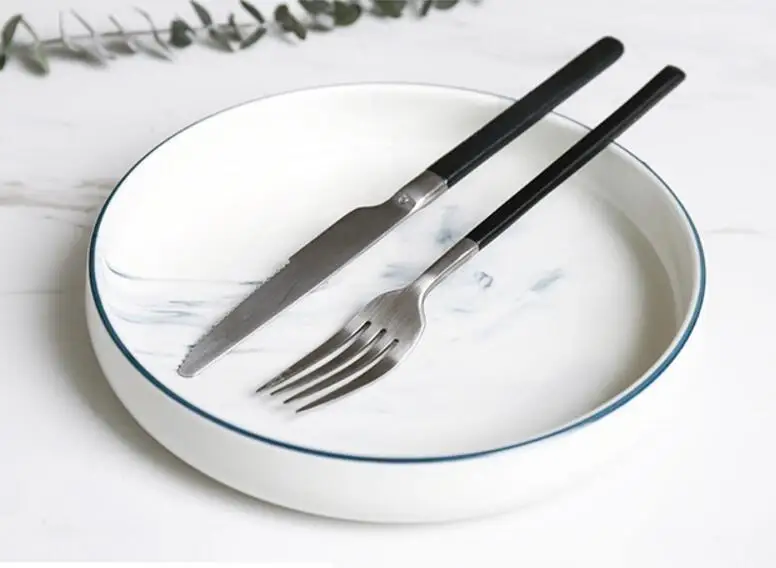 1 шт. тарелка посуда кухонная Мраморная зернистая поднос для продуктов миска риса