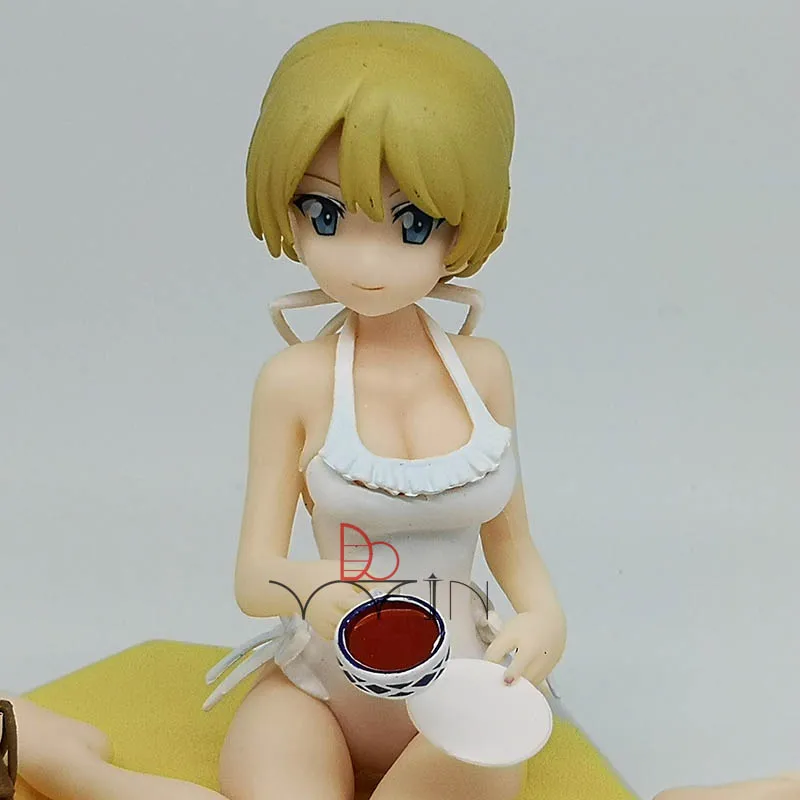 10 см аниме для девочек и Panzer Darjeeling Wave Beach Queens Ver. ПВХ фигурку Коллекция Модель NF0 |