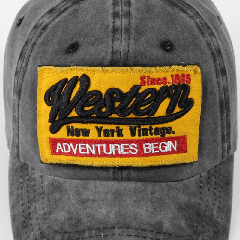 Новая Кепка-бейсболка в Западном винтажном стиле бейсбольная кепка для мужчин и