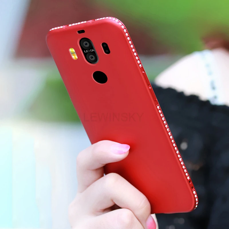 Роскошный Блестящий Алмазный чехол для телефона Huawei p8 p9 Lite 2016 Y9 2018 Nova 2 Чехол на Honor