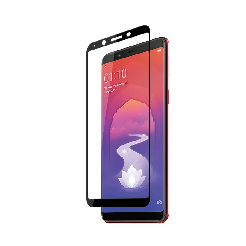 3D закаленное стекло для OPPO Realme 1 полное покрытие 9H Защитная пленка экрана