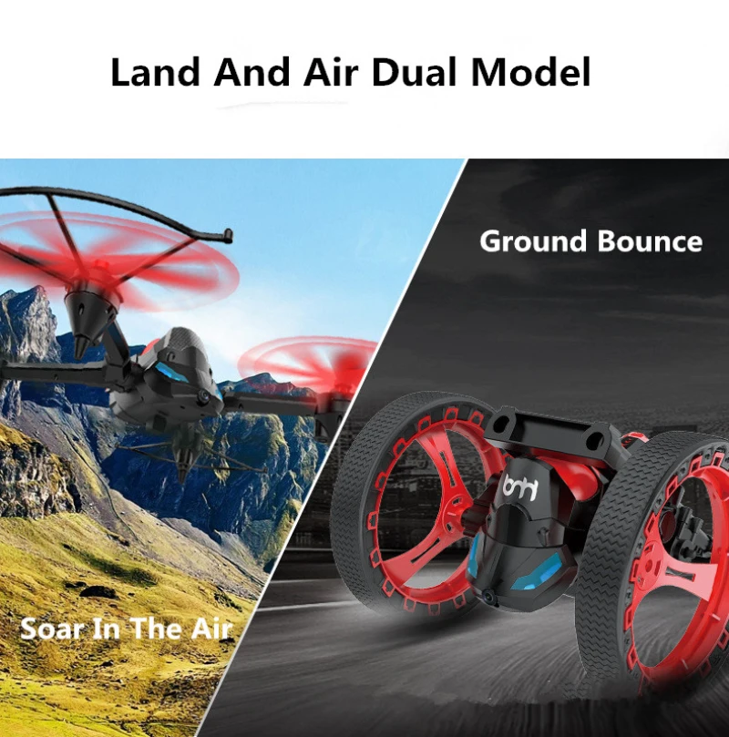 Радиоуправляемый квадрокоптер H3 Air ground 3 в 1 с безголовым режимом 4 канала HD Wi