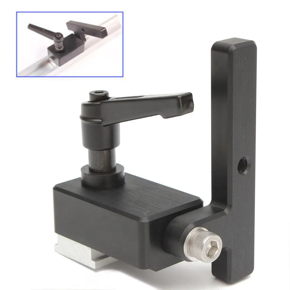 

High Quality Miter Track Stop for T-Slot T-Tracks Woodworking Tool Miter Track Stop DIY Manual