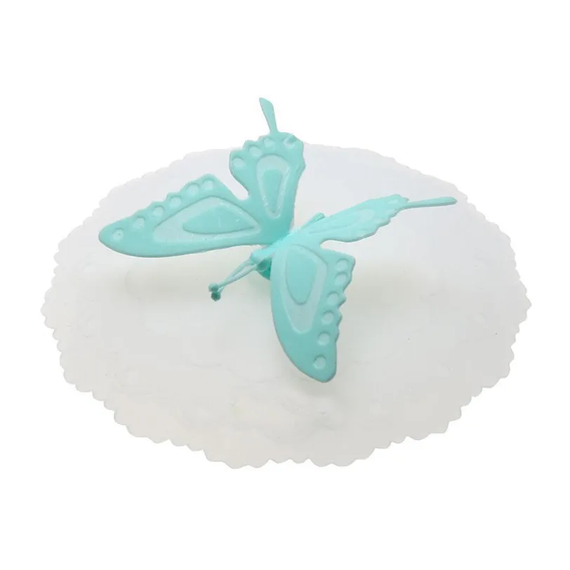 Крышка на присоске для кофейной кружки Butterfly герметичная силиконовая крышка Aug15