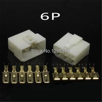 6pin automotive connector plug 6 3mm connector male female butt plug connector