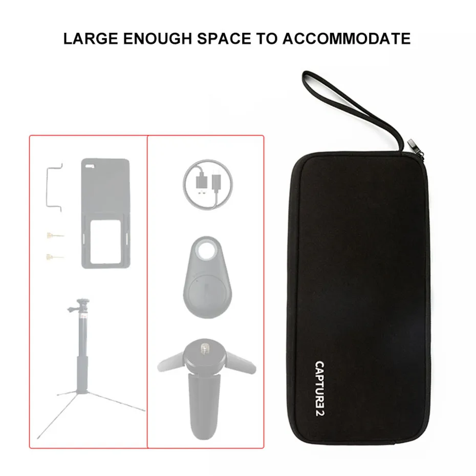 Захват funsnap 2 Gimbal Bag Accessoris сотовый стабилизатор для хранения Карманный Штатив для смартфона ручные стабилизаторы аксессуары для стабилизатора