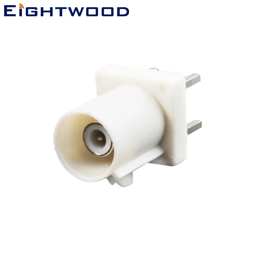 Eightwood Fakra B Plug Male PCB Mount RF Coaxial Connector Adapter White /9001 for Radio with Phantom Satellite | Автомобили и