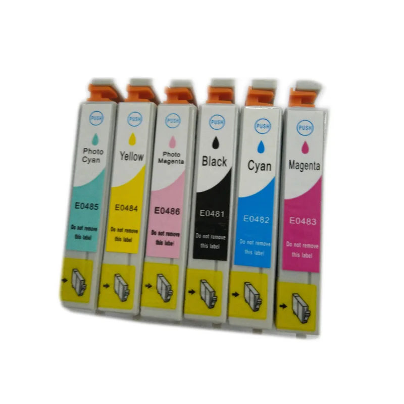 Чернильный картридж Vilaxh T0481 - T0486 для принтеров Epson Stylus Photo R200 R220 R300 R300M R320 R340 RX500 RX600