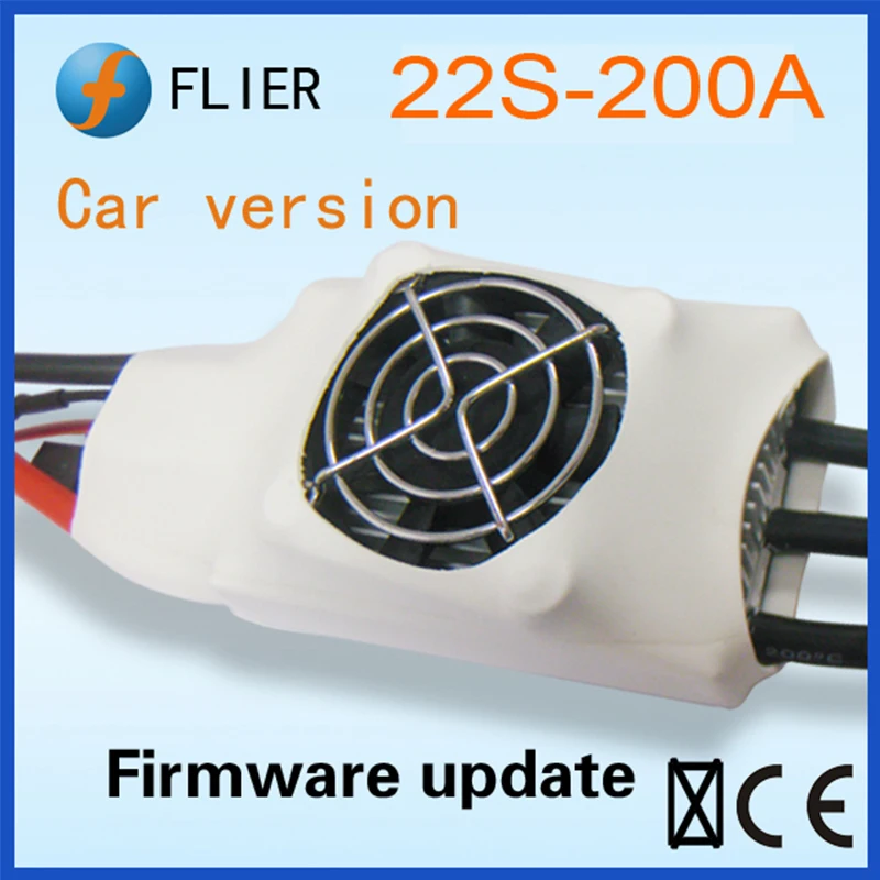 FATJAY FLIER 200A 4-22S Высокое напряжение ESC бесщеточный контроллер скорости с USB