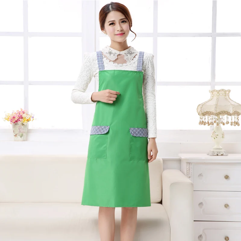 Водонепроницаемый кухонный фартук для женщин шеф-повара официанта с карманом