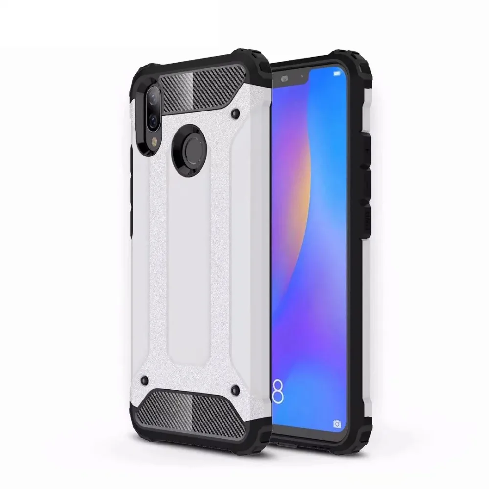 Ironman Hybrid Case For Huawei Nova 3i/P smart+ Honor Note 10 Xiaomi Pocophone F1 Durable Hard PC+TPU Layer Armor 100PCS | Мобильные