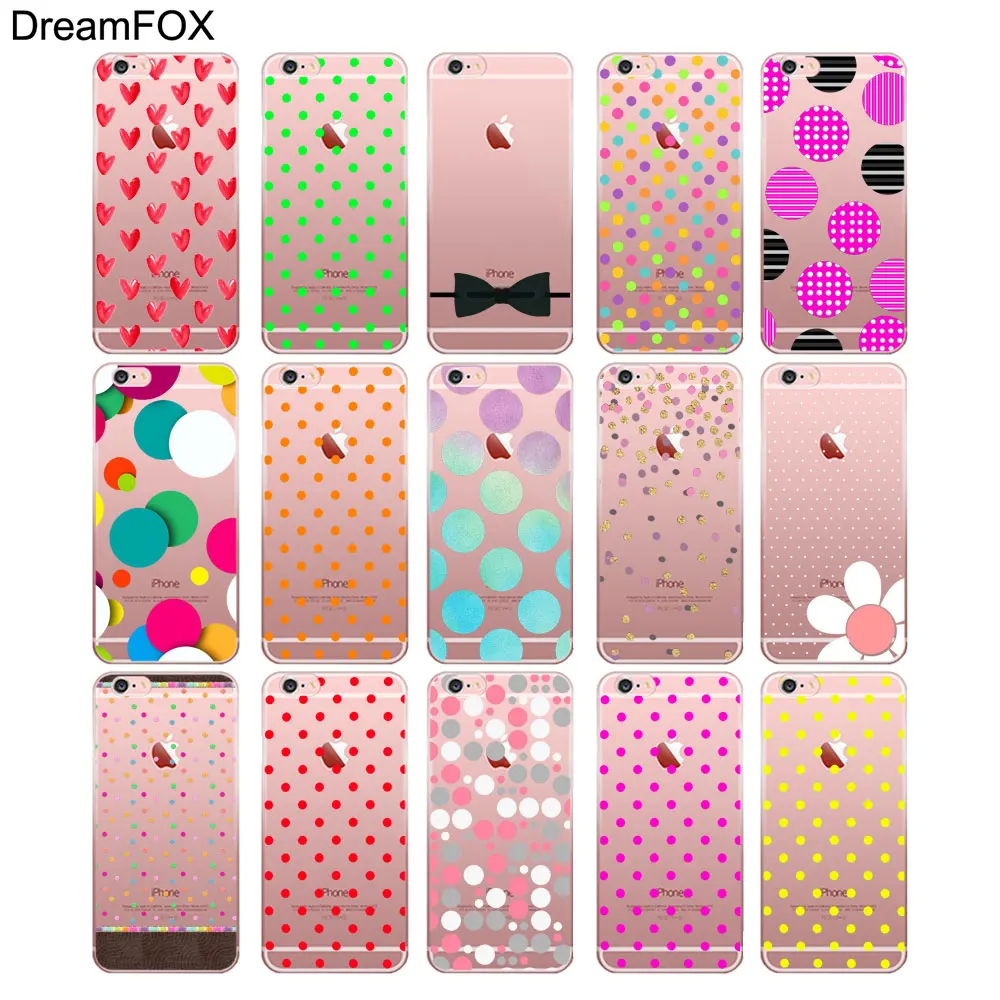 L040 модный Мягкий ТПУ силиконовый чехол в горошек для Apple iPhone 11 Pro X XR XS Max 8 7 6 6S Plus 5 5S