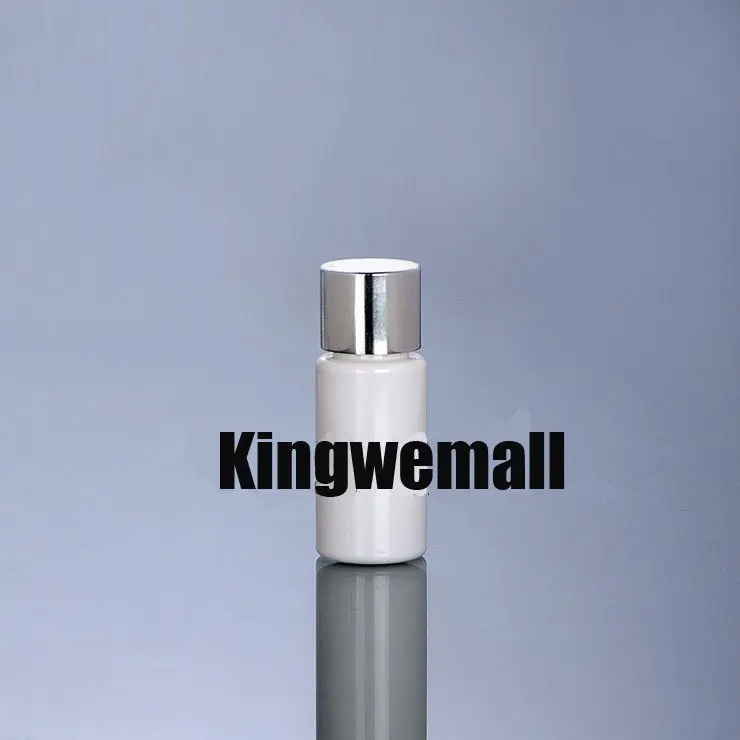 

300pcs/1lot.20ml PET plastic round shoulder white bottle. FWB05