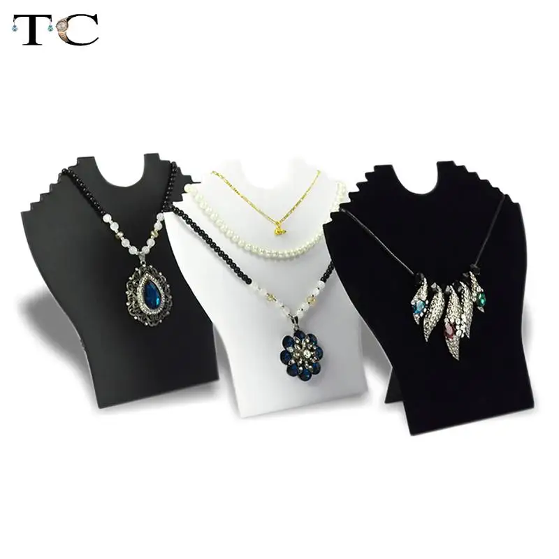 Бесплатная доставка 6 крючков кожзам/бархат ожерелье бюст подвеска цепь Жесткий