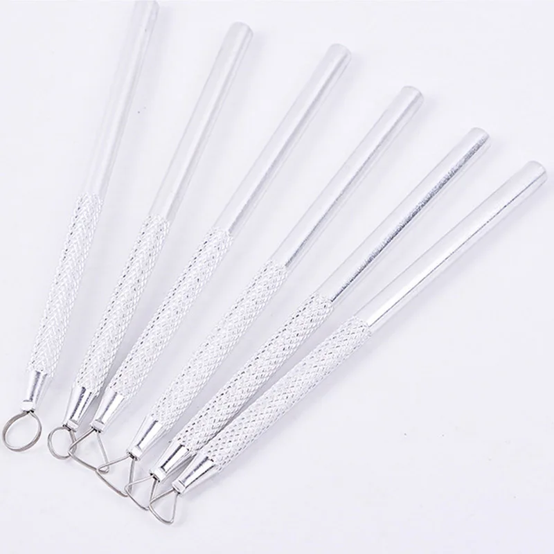 DINIWELL 6 шт металлическая ручка глиняный скребок Маленькая глиняная скульптура