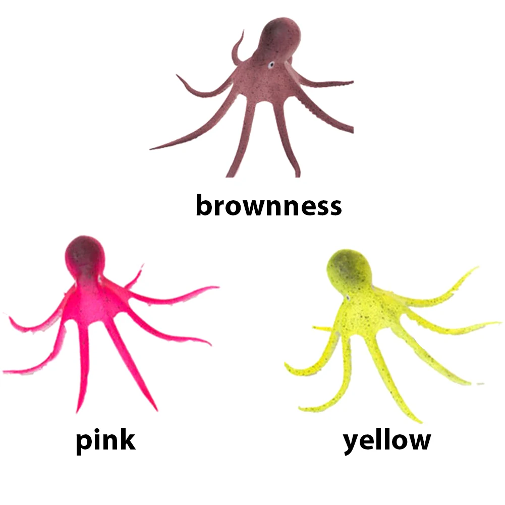 1 шт. искусственный осьминог световой гиппокамп аквариума Ландшафтный Декор