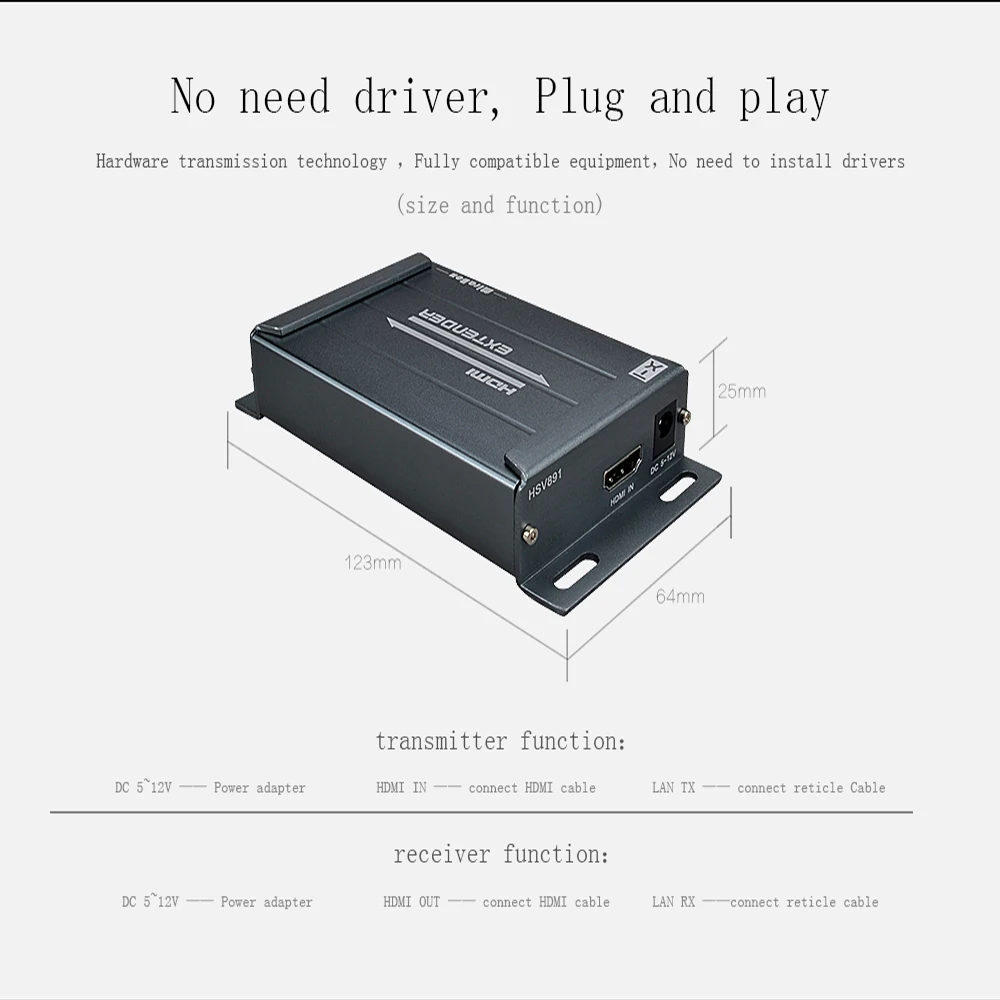 HDMI удлинитель беспроводной HD видео/аудио сигнала Трансмиссия Беспроводной Extender