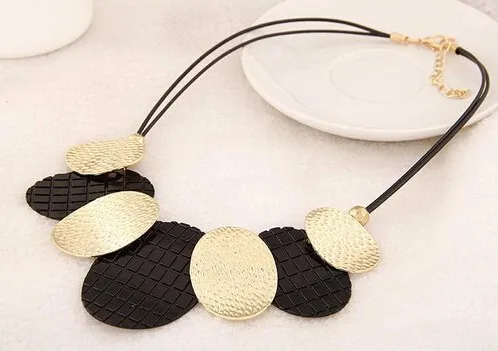 ZOSHI, Винтажное колье, Макси ожерелье из кожаной цепи, кулон, колье, Femme Bijoux, женские массивные подвески и ожерелья