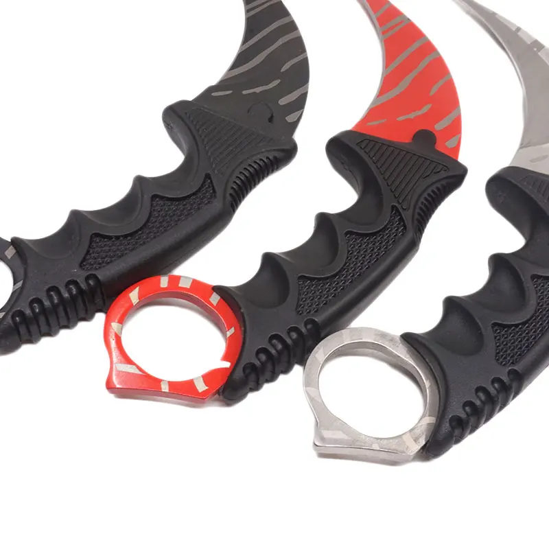 CS GO Karambit ножи тактический карманный нож Лезвие из нержавеющей стали Открытый EDC