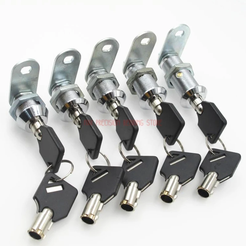 Rarelock MS348 Tubular Key Cam Lock for Tool Box School Case Gym Cabinet Drawer Office Table Train Metro ATM Furniture DIY