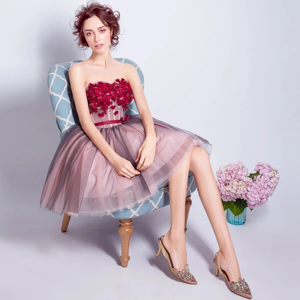 

short cocktail party dresses 2017 top see-through sweet sixteen ball gowns vestido de festa size 0 free shipping