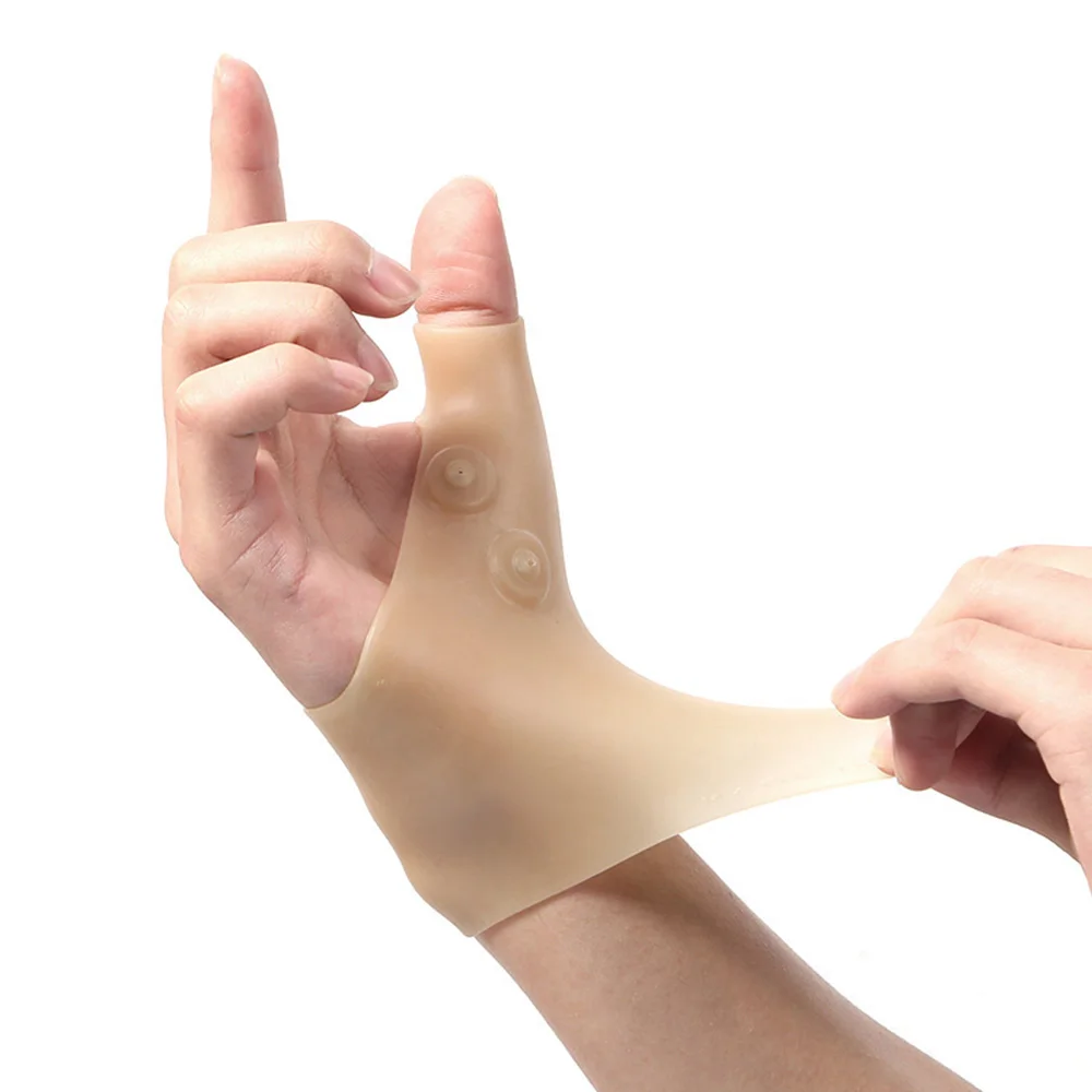 Японские магнитные терапевтические перчатки tenosynovitis мышь ручной палец вывих запястья фиксированный силиконовый браслет цвет один размер