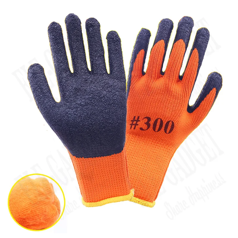 1 пара зимние защитные перчатки с латексным покрытием|work safety gloves|safety glovesgarden gloves |