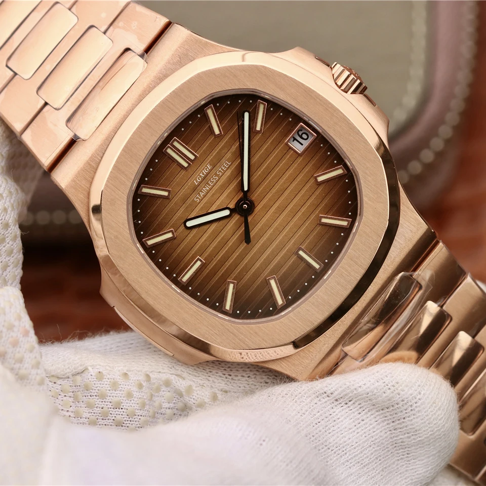 LGXIGE люксовый бренд мужские военные спортивные часы кварцевые Patek полностью