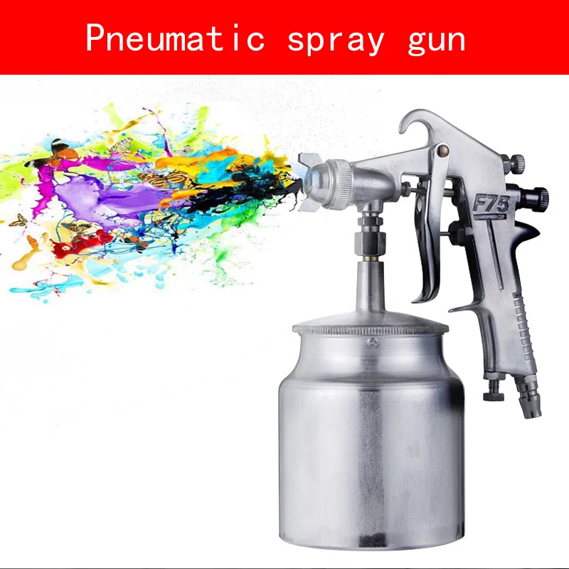 

Мини портативный пневматический пистолет-распылитель с металлическим горшком для деревянной мебели, автомобильный воздушный насос, распы...