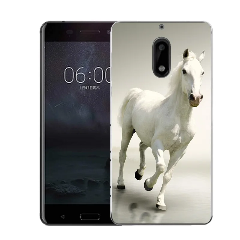 Qmswei Мягкий ТПУ чехол для телефона nokia3 nokia5 nokia6 nokia8 N540 N535 прозрачный Бэтмен лошадь