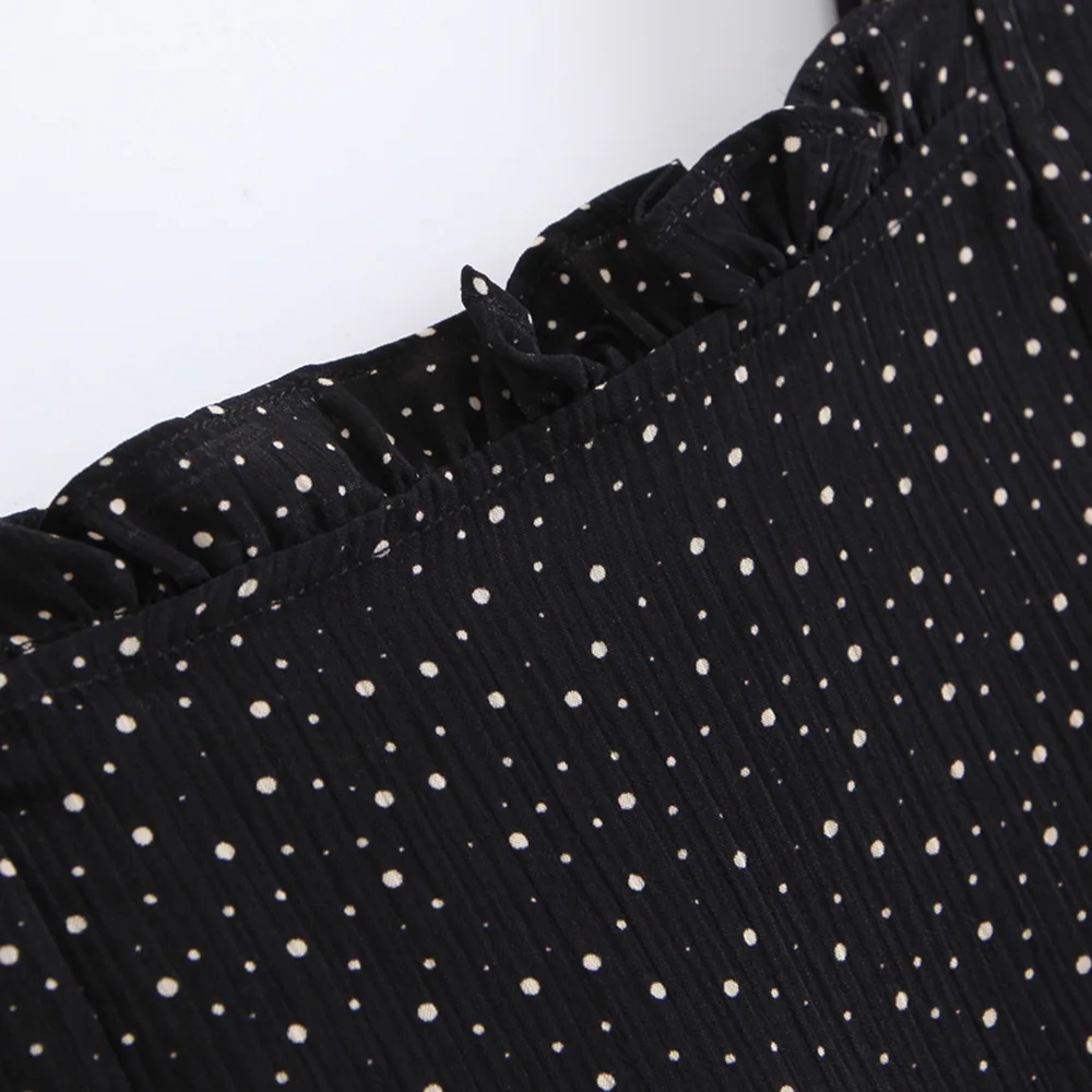 Блузка с оборками Женские топы винтажные camisas mujer Корейская блузка, женская одежда летняя рубашка roupa feminina уличная одежда Топ